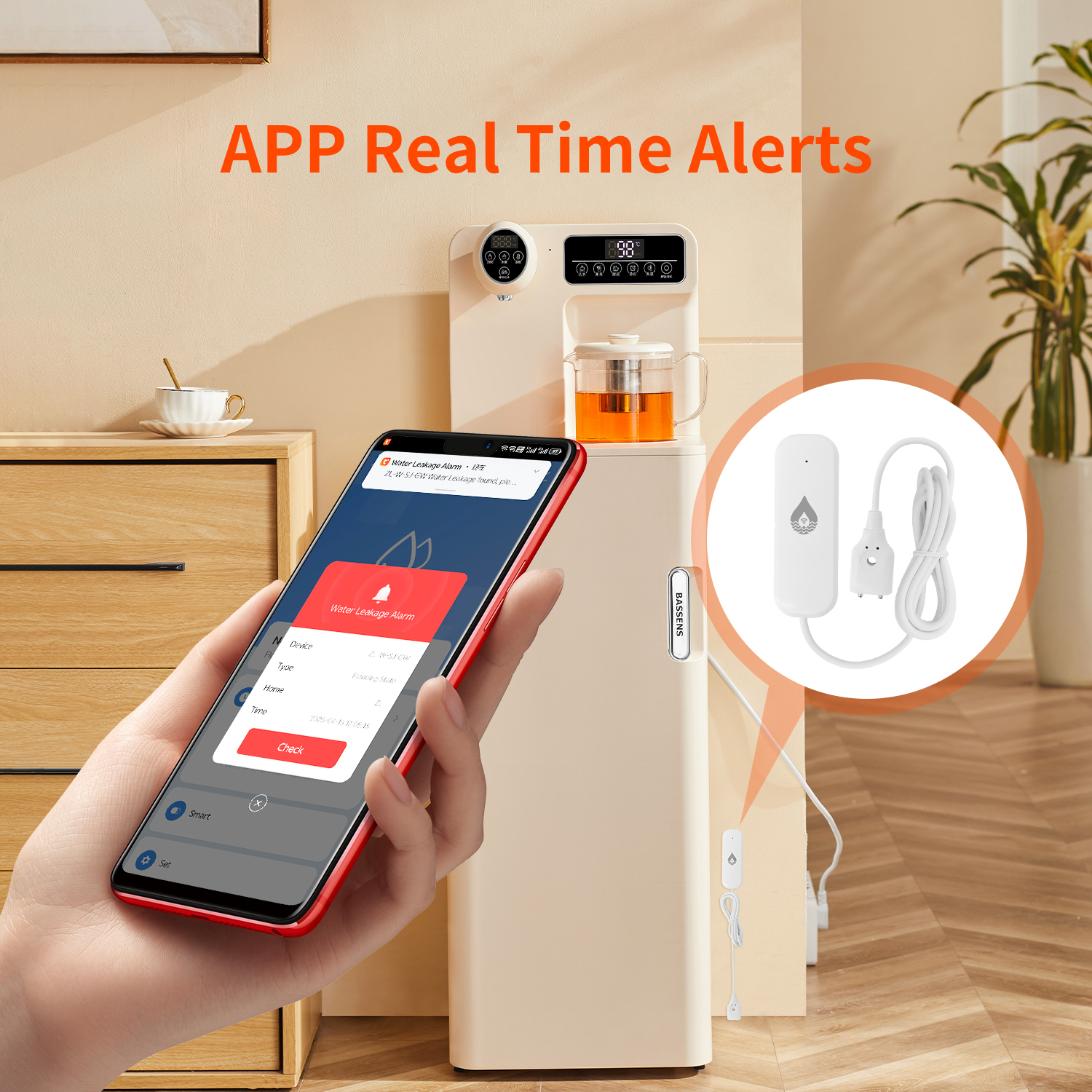 YFK Tuya WiFi Water Leakage Se - Home Automation Technology のレビューと価格