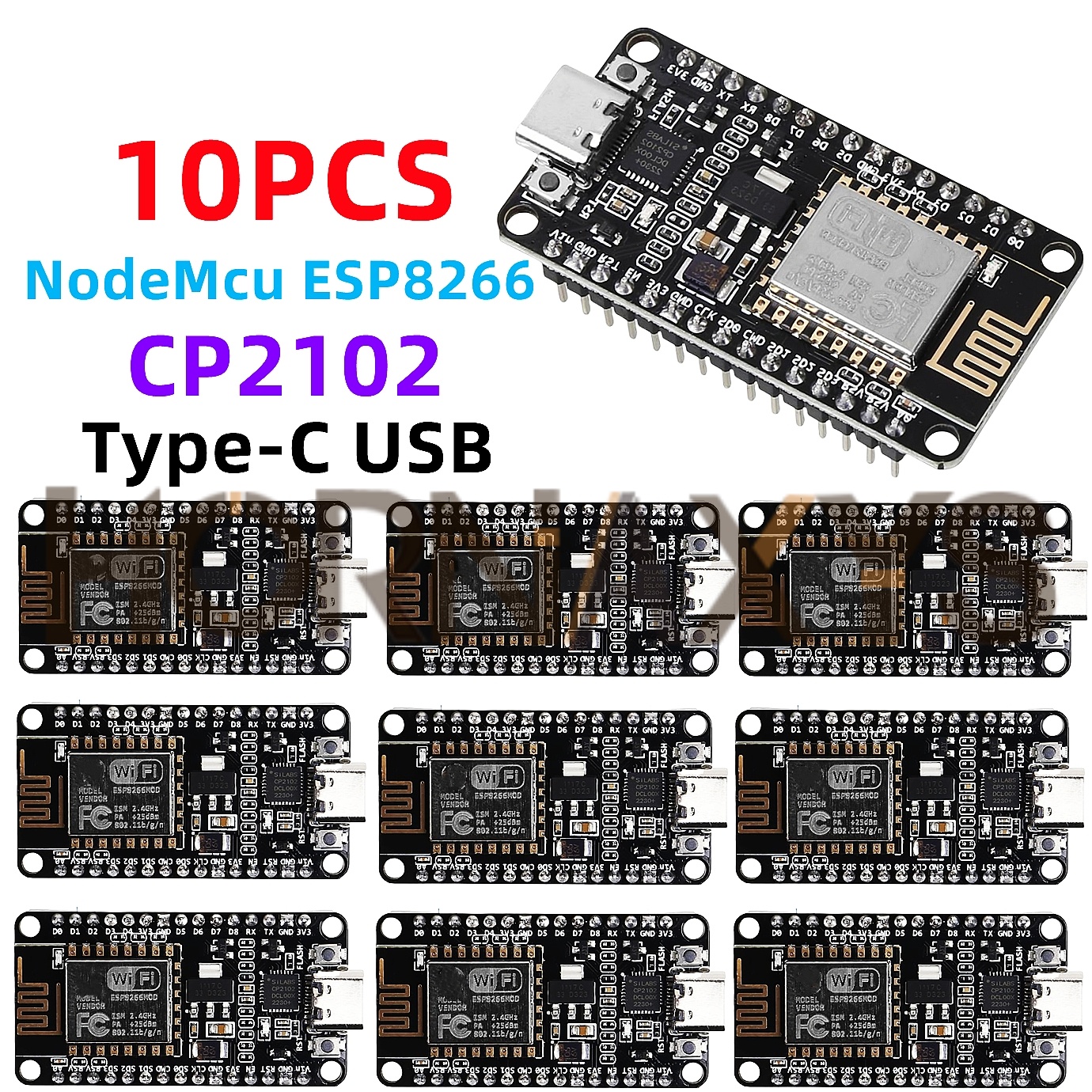 1-10PCS/Wireless Module CP2102 - Esp8266 Nodemcu Board のレビューと価格