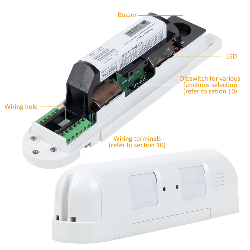 DC12V Wired Dual Curtain PIR M - Motion Sensor Pir Wired のレビューと価格