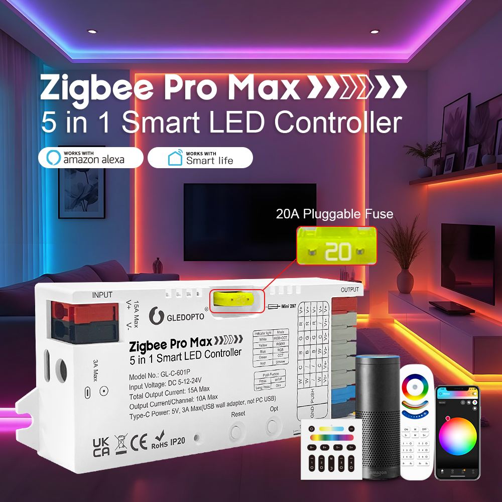 GLEDOPTO ZigBee 3.0 Pro Max 5- - Zigbee Coordinator Stick のレビューと価格