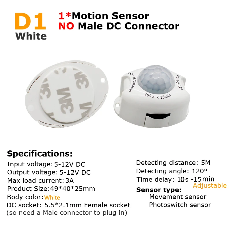 PIR Motion Sensor Switch 12V D - Motion Sensor Pir Wired のレビューと価格