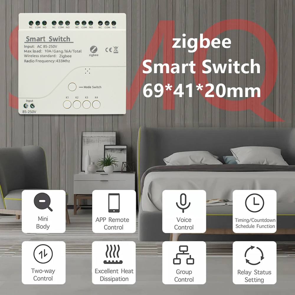Zigbee Smart Switch Wifi Relay - Home Automation Technology のレビューと価格