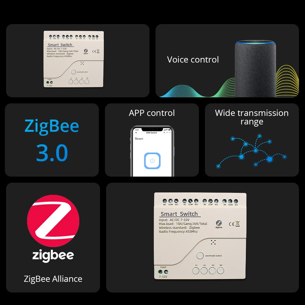 Zigbee Smart Switch Wifi Relay - Home Automation Technology のレビューと価格