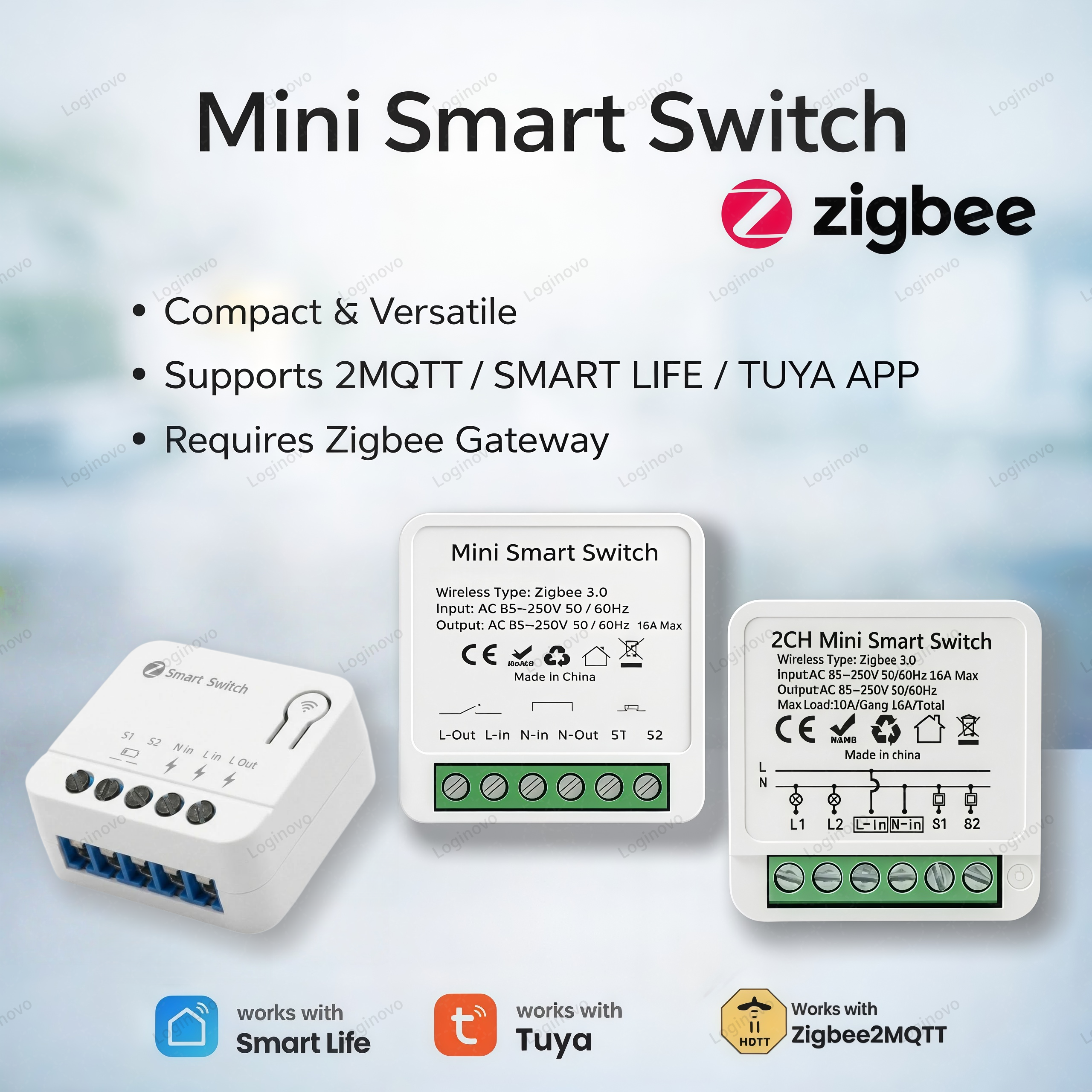 Tuya Zigbee 3.0 Smart Mini Swi - Home Automation Diy のレビューと価格