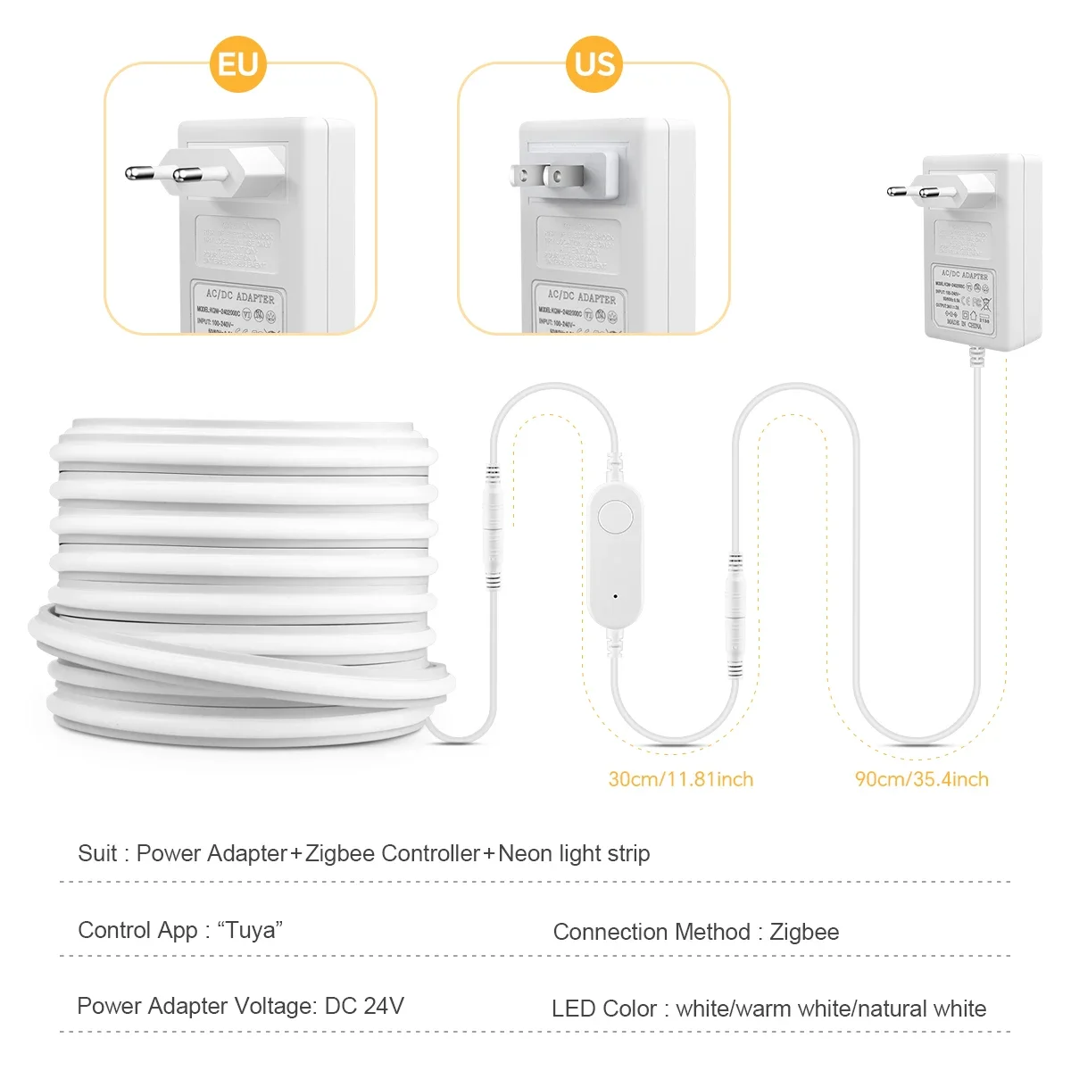 Zigbee 3.0 24V Neon LED Strip  - Zigbee Coordinator Stick のレビューと価格