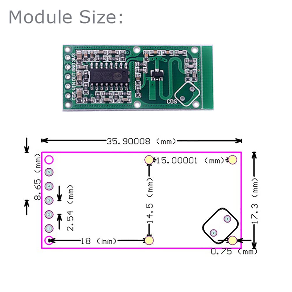 5PCS RCWL-0516 Motion Detectio - Esp8266 Nodemcu Board のレビューと価格