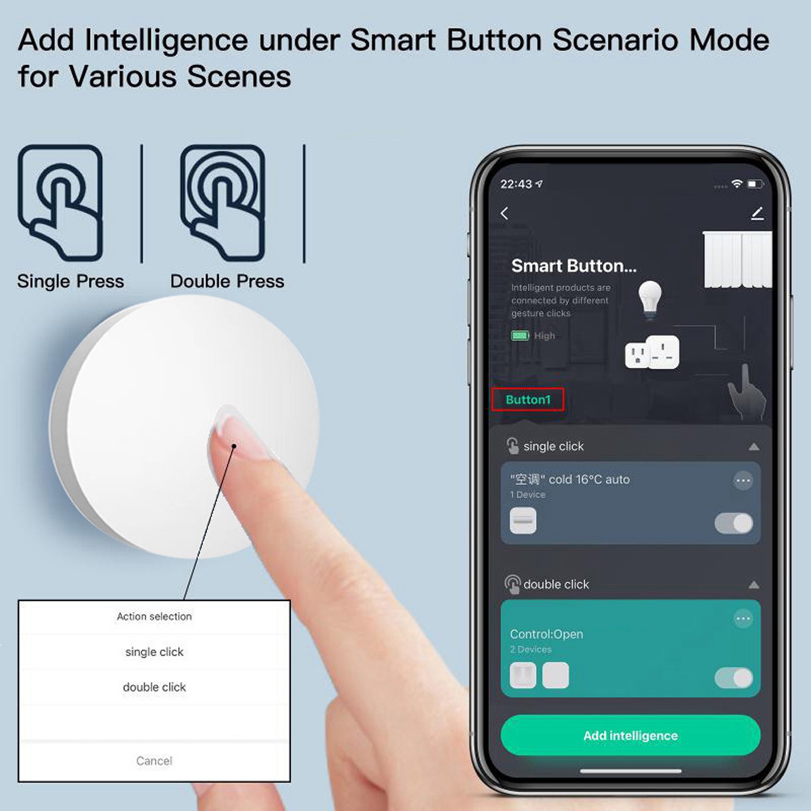 Zigbee Smart Knob Scene Switch - Diy Smart Home Automation Devices のレビューと価格
