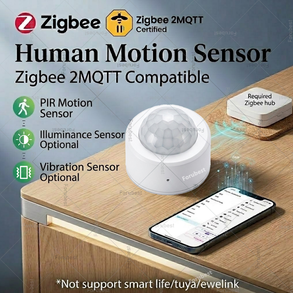 Zigbee 3.0 PIR Motion Sensor H - Home Automation Diy のレビューと価格