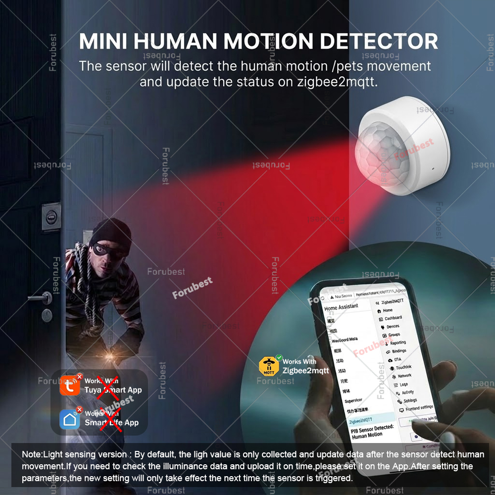 Zigbee 3.0 PIR Motion Sensor H - Home Automation Diy のレビューと価格