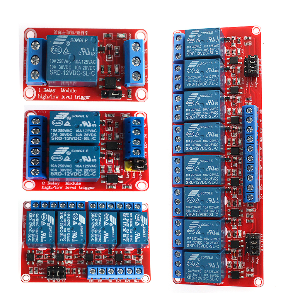 1PCS Relay Module 5V 12V 24V 1 - Relay 8 Channel Board のレビューと価格