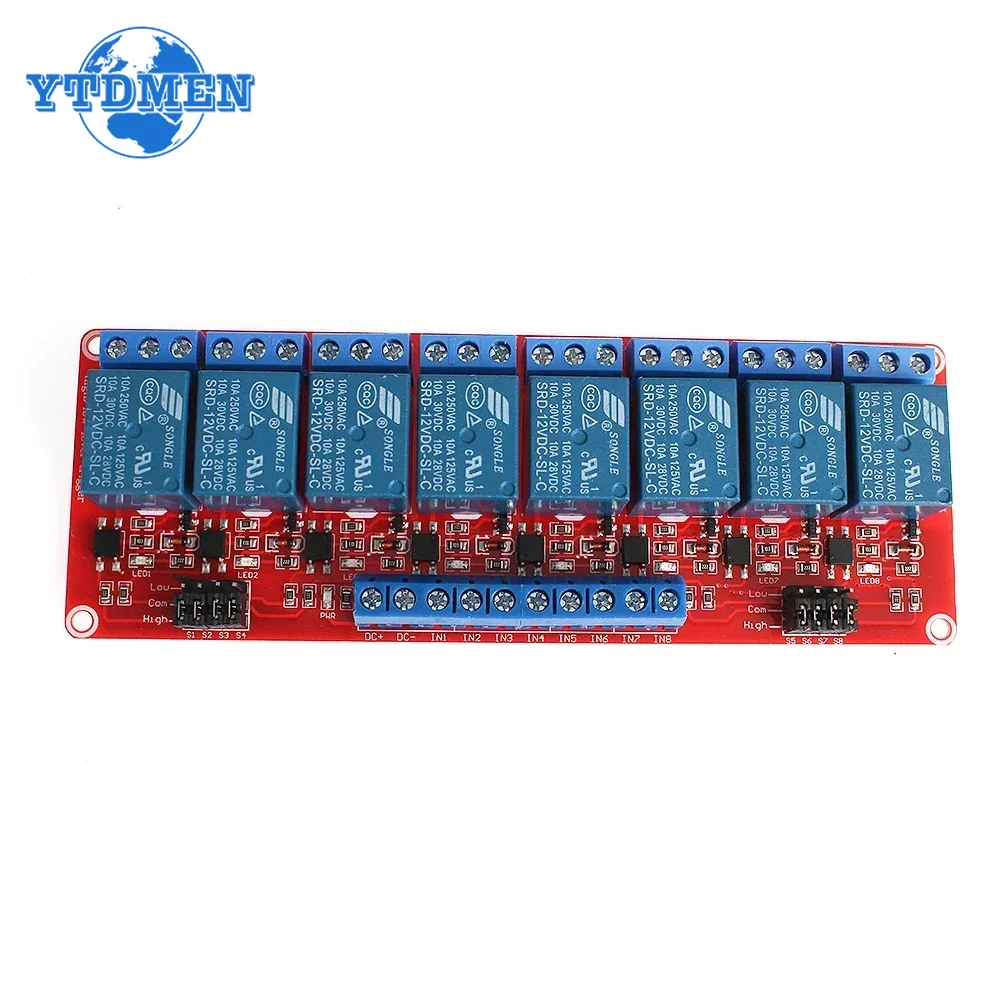 1PCS Relay Module 5V 12V 24V 1 - Relay 8 Channel Board のレビューと価格