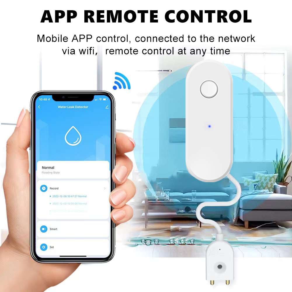 Tuya WiFi Smart Water Leak Sen - Home Automation Technology のレビューと価格