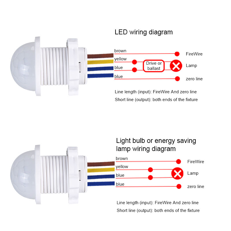 Time Delay PIR Infrared Body M - Motion Sensor Pir Wired のレビューと価格