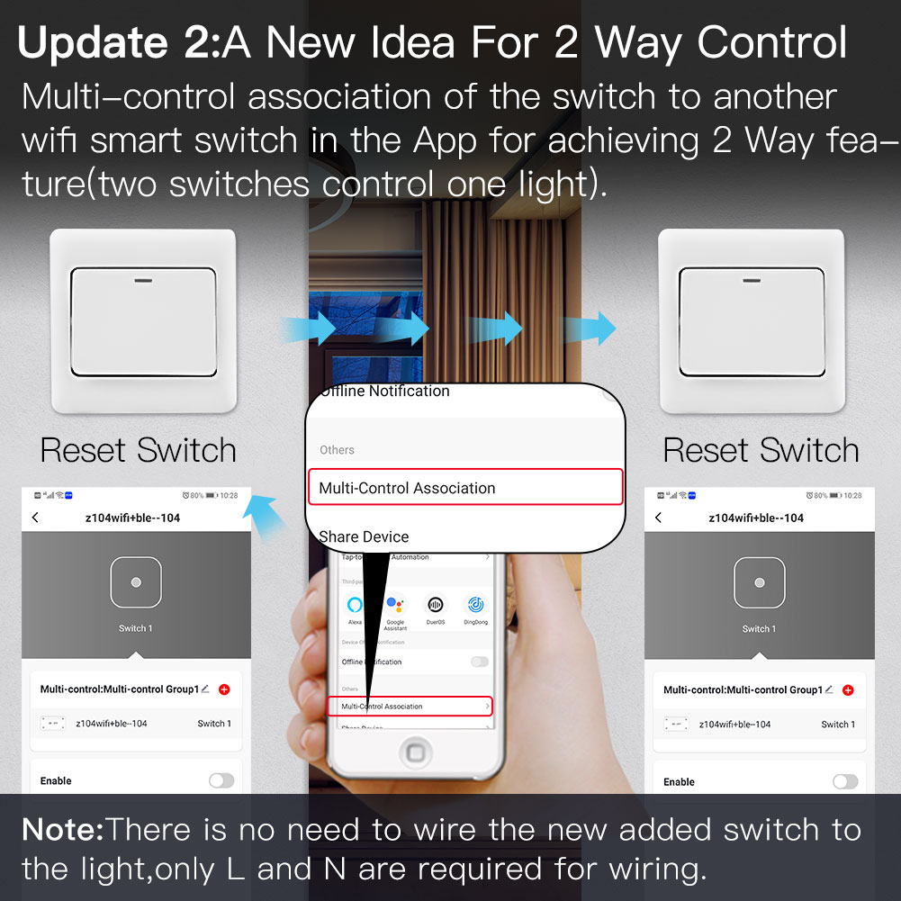 1/2Gang Light Switch DIY Modul - Home Automation Panel Diy のレビューと価格
