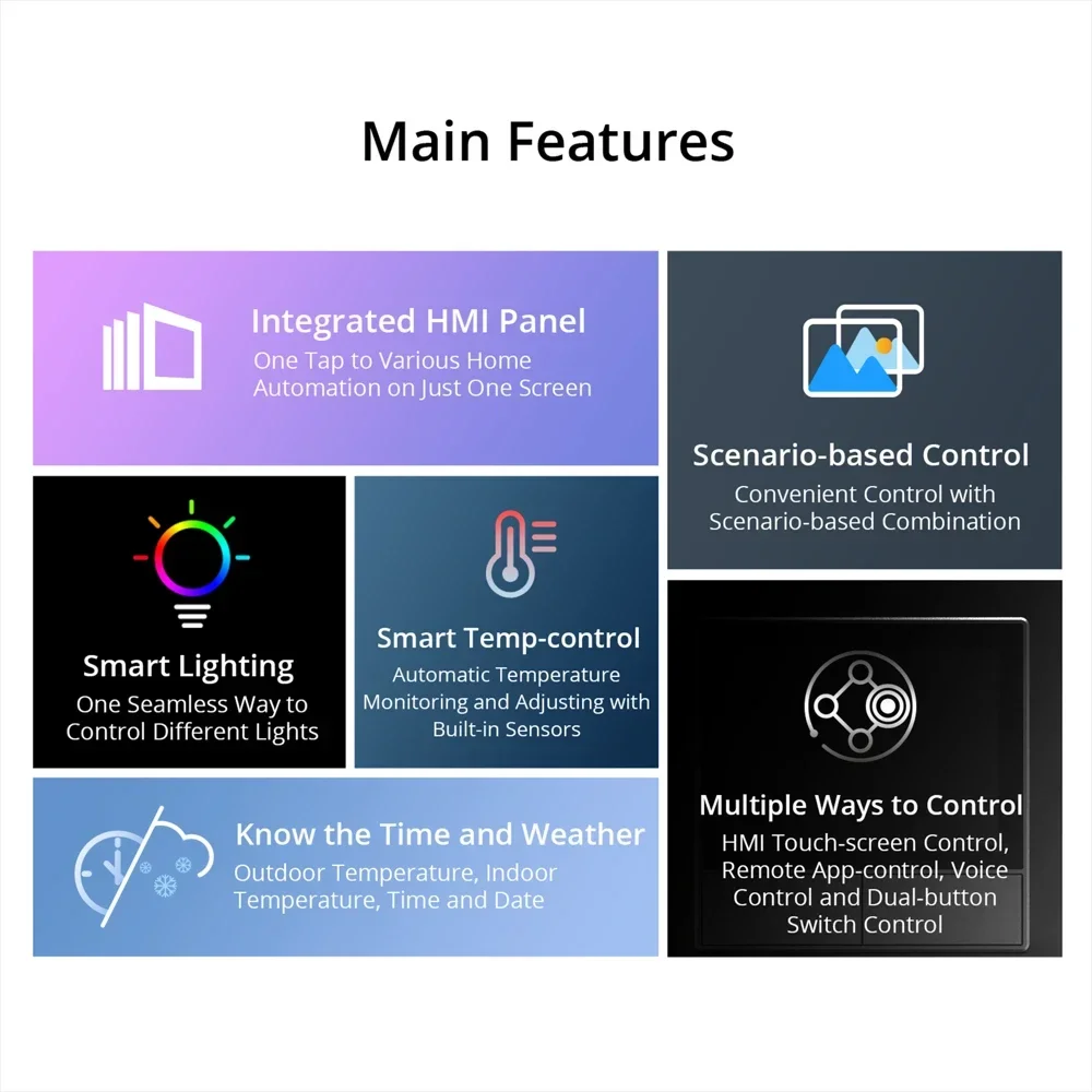Smart Scene Wall Switch EU/US  - Home Automation Panel Diy のレビューと価格
